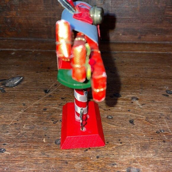 Vtg 1985 Kurt S Adler mailbox stuffed with presents Christmas tree ornament - Picture 6 of 7